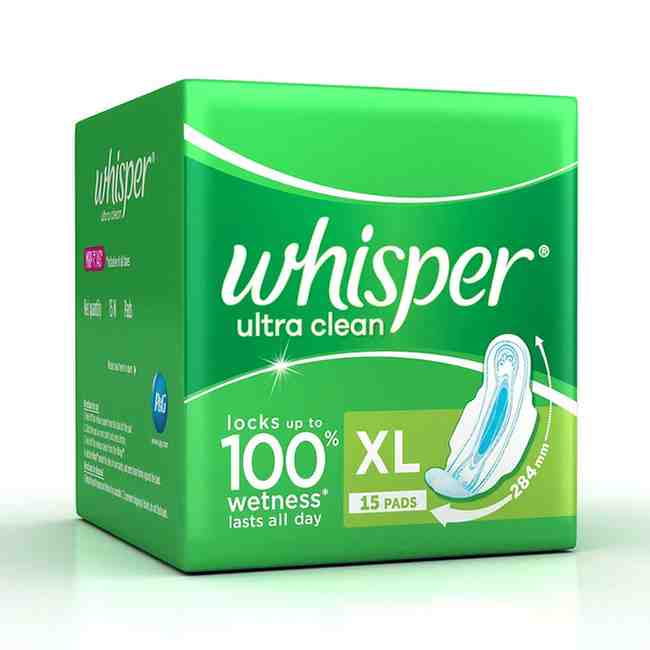 Whisper Ultra XL+ Sanitary Pads